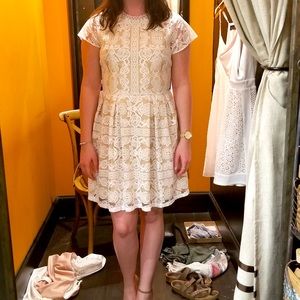 Francesca’s gorgeous lace dress